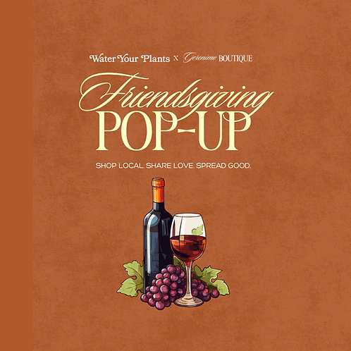 Friendsgiving Pop-Up event flyer